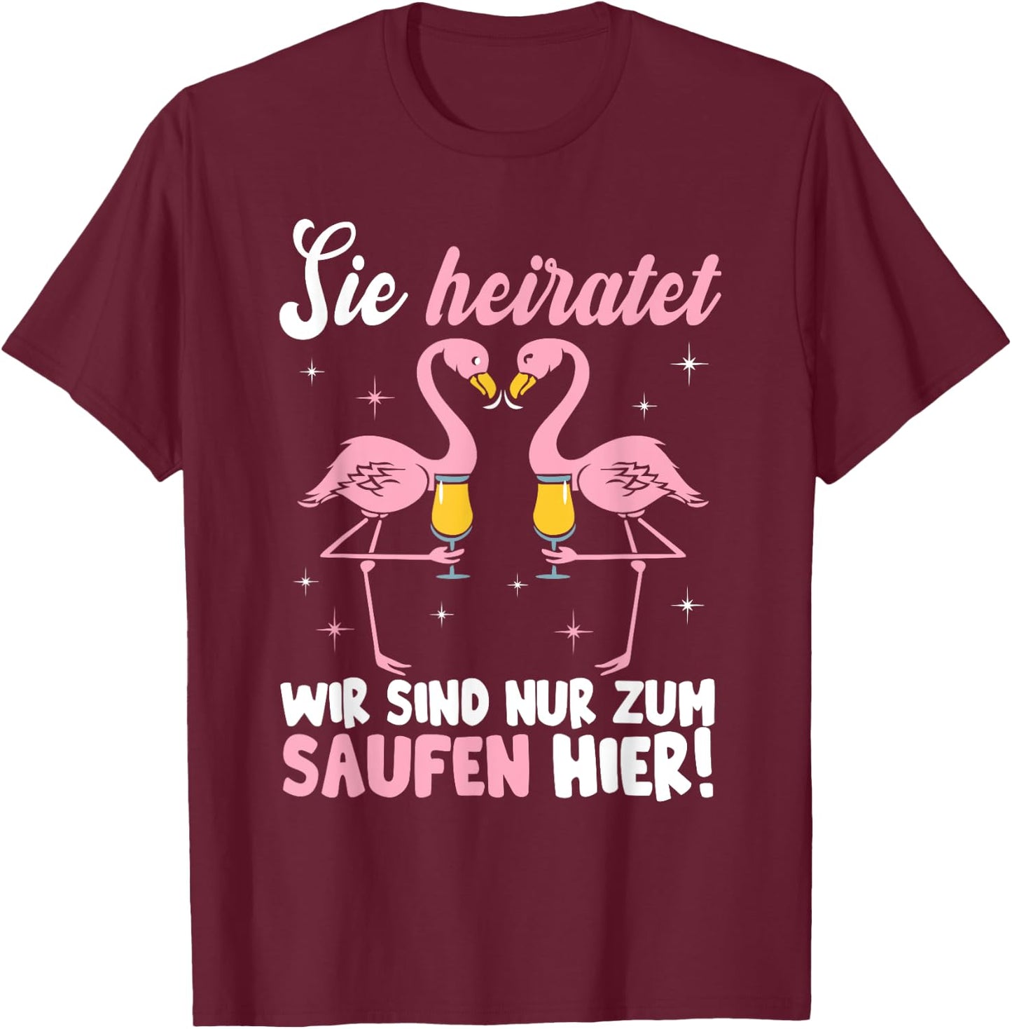 Women's Team Bride Outfit JGA Women Hen Night , black T-Shirt - T-Shirt | Maroon