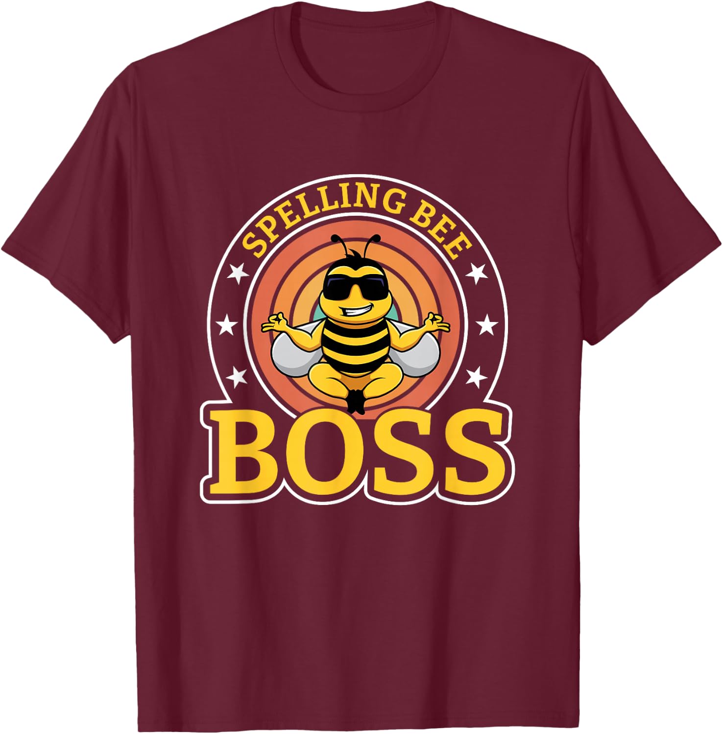 Spelling Champ School Competition Word Speller Spelling Bee T-Shirt - T-Shirt | Maroon