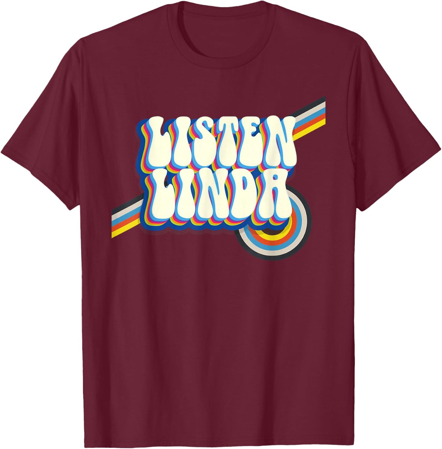 Listen Linda Viral Video Gift T-Shirt - T-Shirt | Maroon