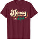 Honey In The a Rock Christian Faith Vintage Jesus Religion T-Shirt - T-Shirt | Maroon