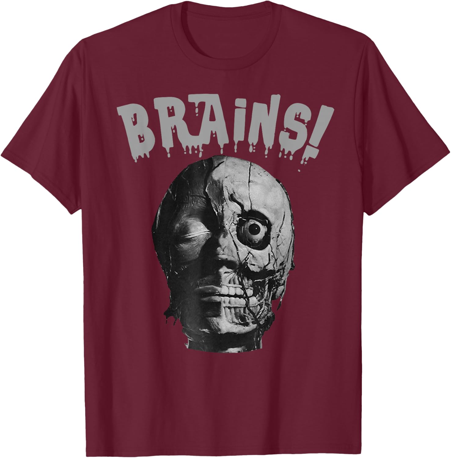 Living Dead Halloween Return of The Dead Living Zombie T-Shirt - T-Shirt | Maroon