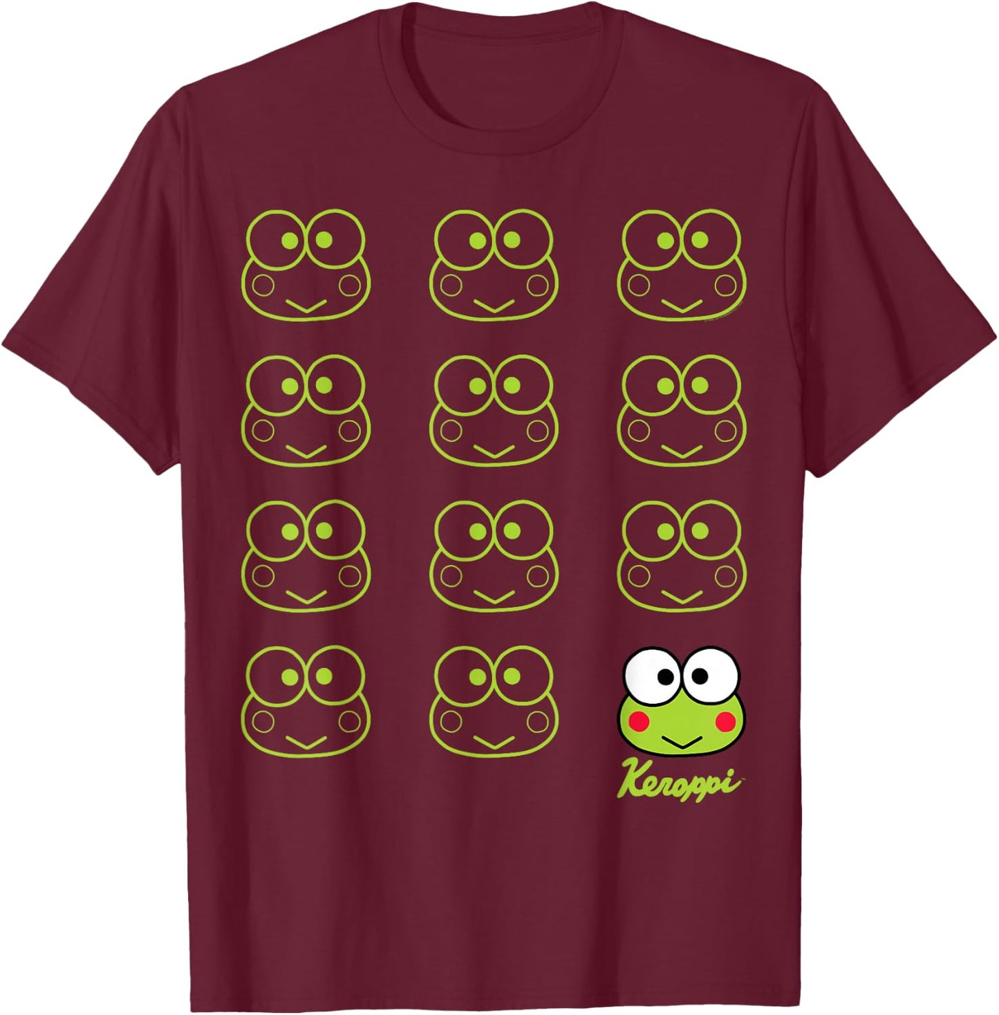 Keroppi Real T-Shirt - T-Shirt | Maroon
