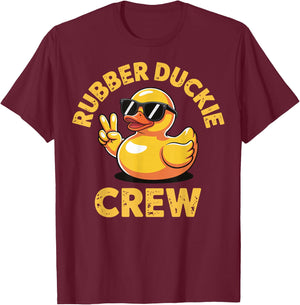Rubber Duckie Crew T-Shirt - T-Shirt | Maroon