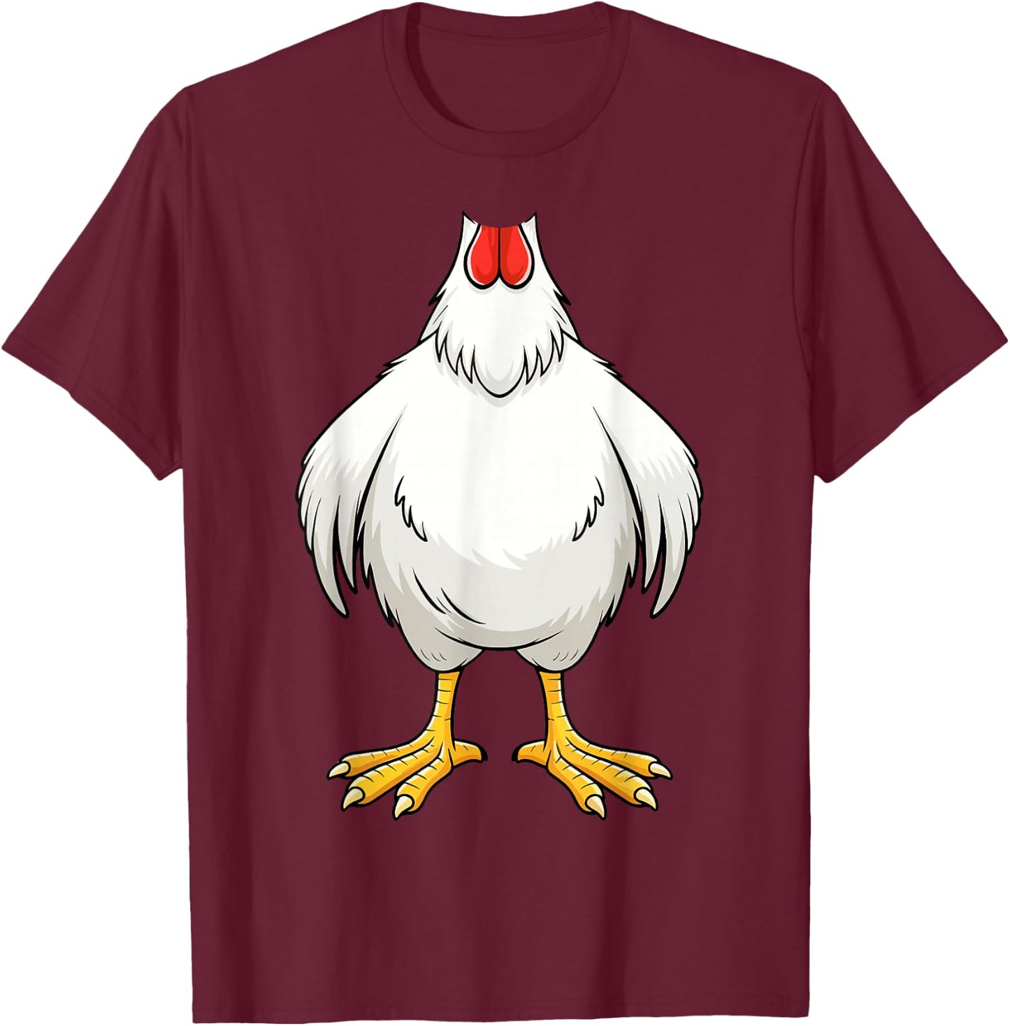 Hen Costume for Adult, Child, Men, Women T-Shirt - T-Shirt | Maroon