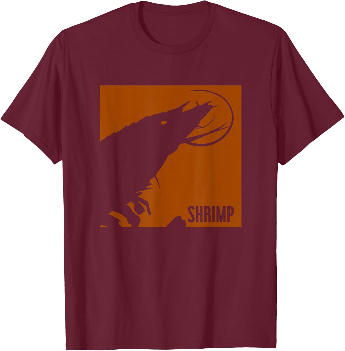 Shrimp T-Shirt - T-Shirt | Maroon