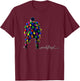 PINK FLOYD Parties with the Delicate Sound of Thunder , Black, S T-Shirt - T-Shirt | Maroon