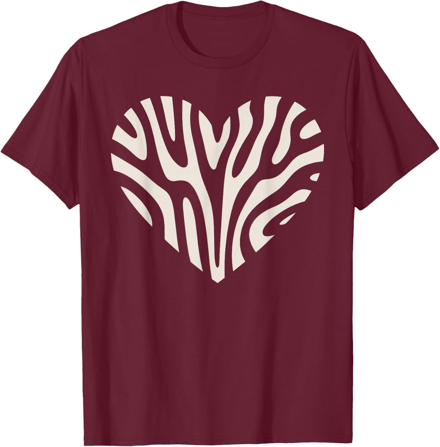 Safari Zebra Costume Women Kids Africa Zebra Lover T-Shirt - T-Shirt | Maroon