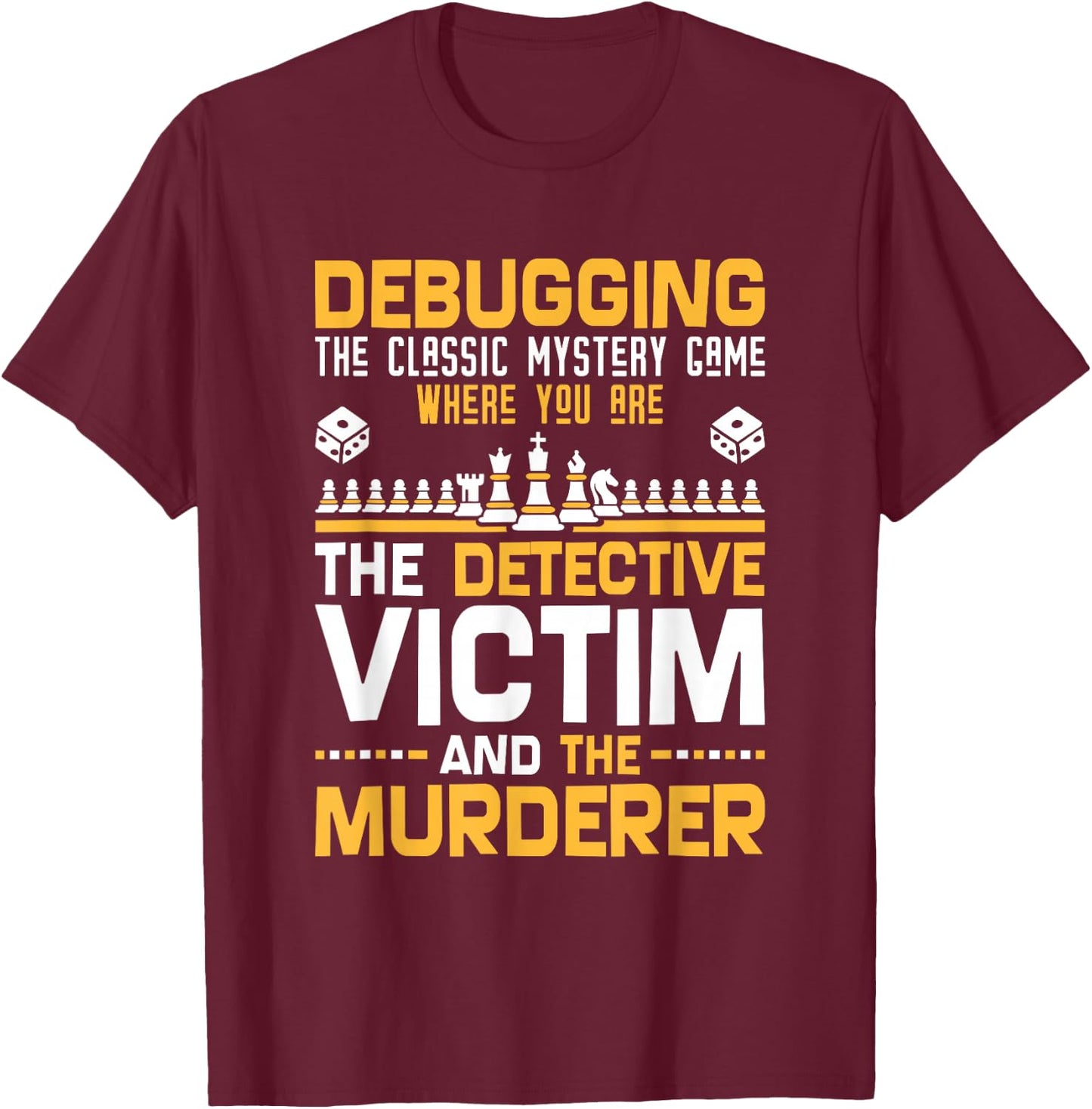 Developer Computer Science - Software Engineer Programmer T-Shirt - T-Shirt | Maroon