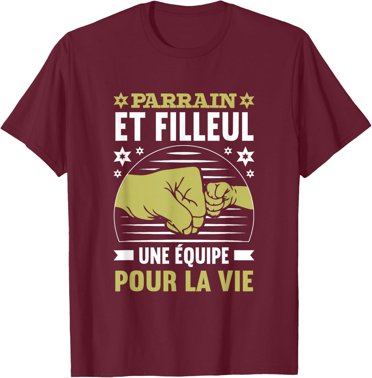 Godfather Daughter Gifts T-Shirt - T-Shirt | Maroon