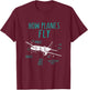 How Planes Fly Funny Airplane Pilot Magic T-Shirt - T-Shirt | Maroon