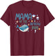 Mama of the Birthday Boy Oneder The Sea Bday Ocean Theme T-Shirt - T-Shirt | Maroon