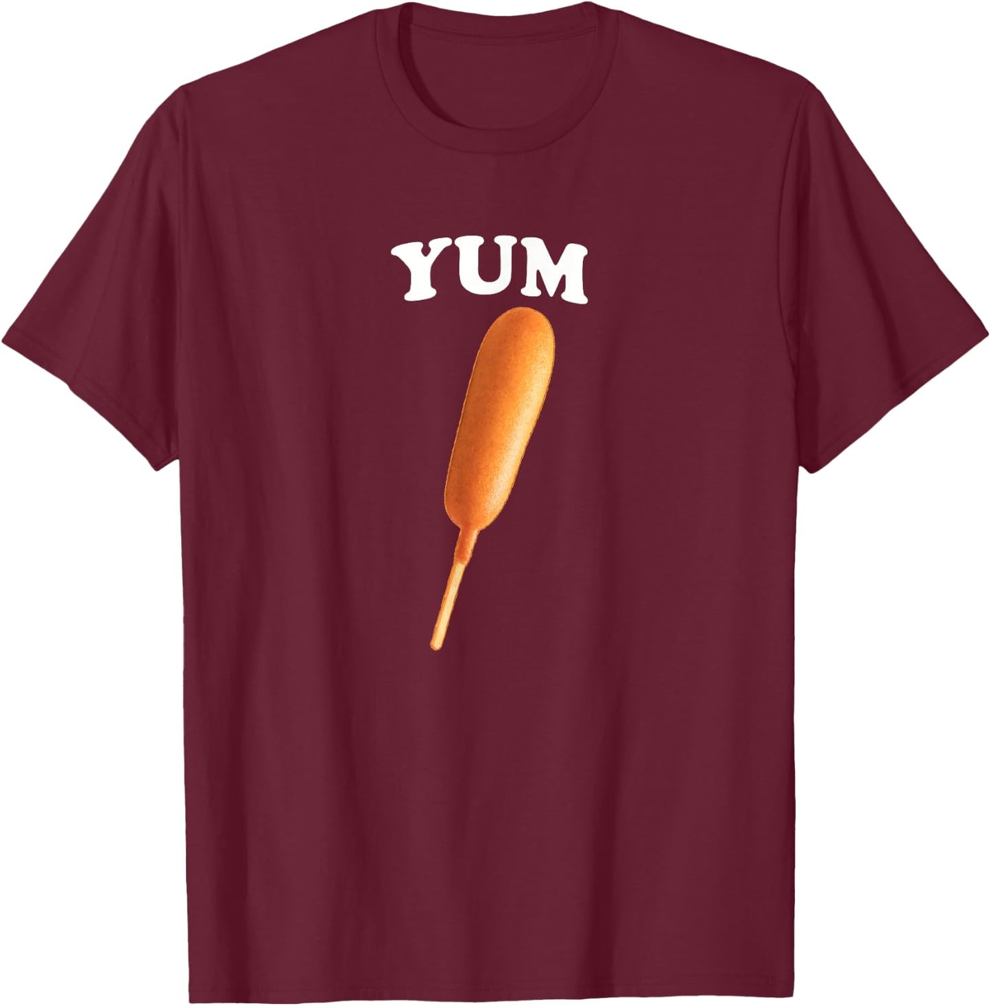 Funny Corn Dog Shirt Pronto Pup Gift T-Shirt - T-Shirt | Maroon