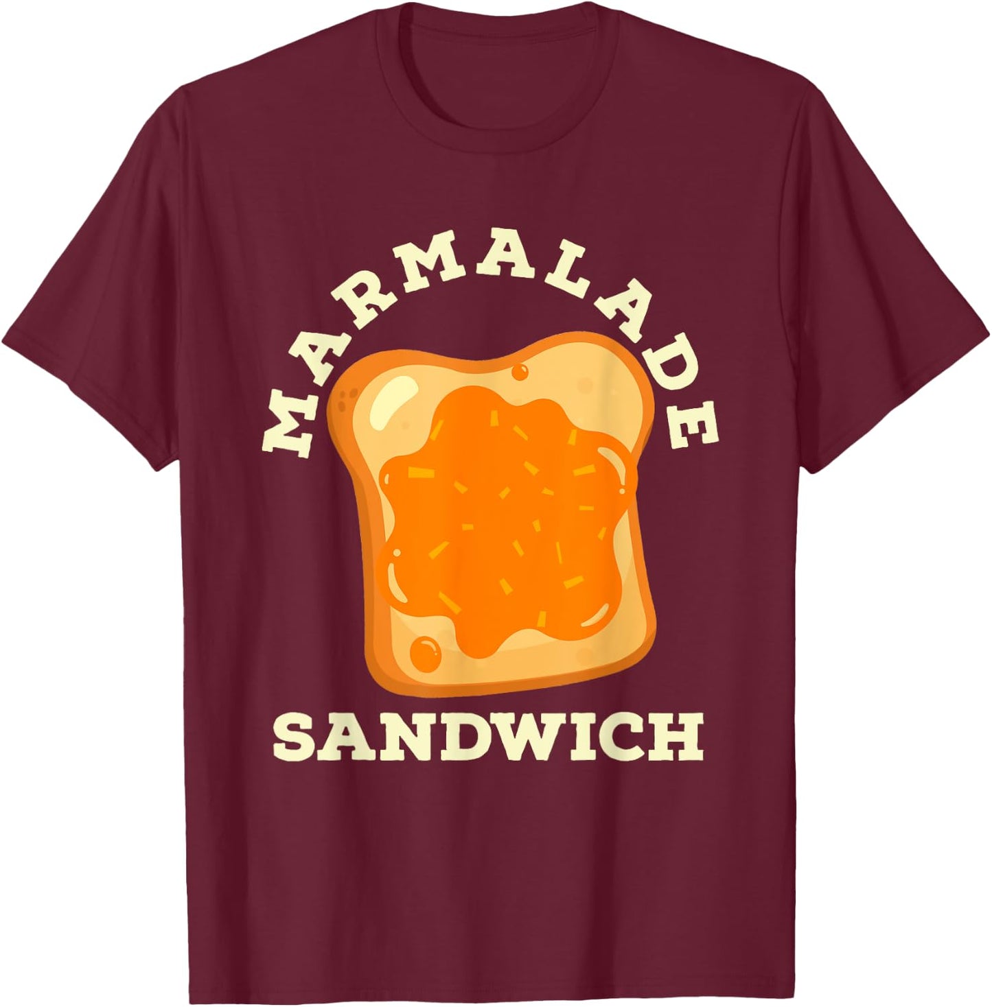 Jam Sandwich Cute Boys Girls Halloween Costume , black T-Shirt - T-Shirt | Maroon