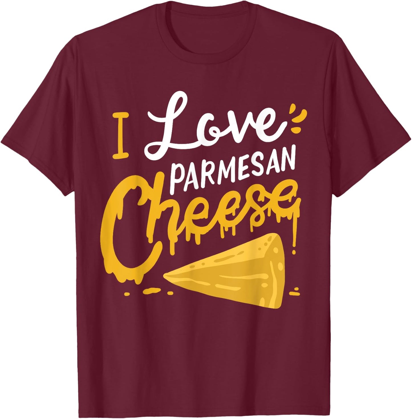 Parmesan Cheese T-Shirt - T-Shirt | Maroon
