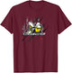 Dodge Scat Pack Trittflächen T-Shirt - T-Shirt | Maroon