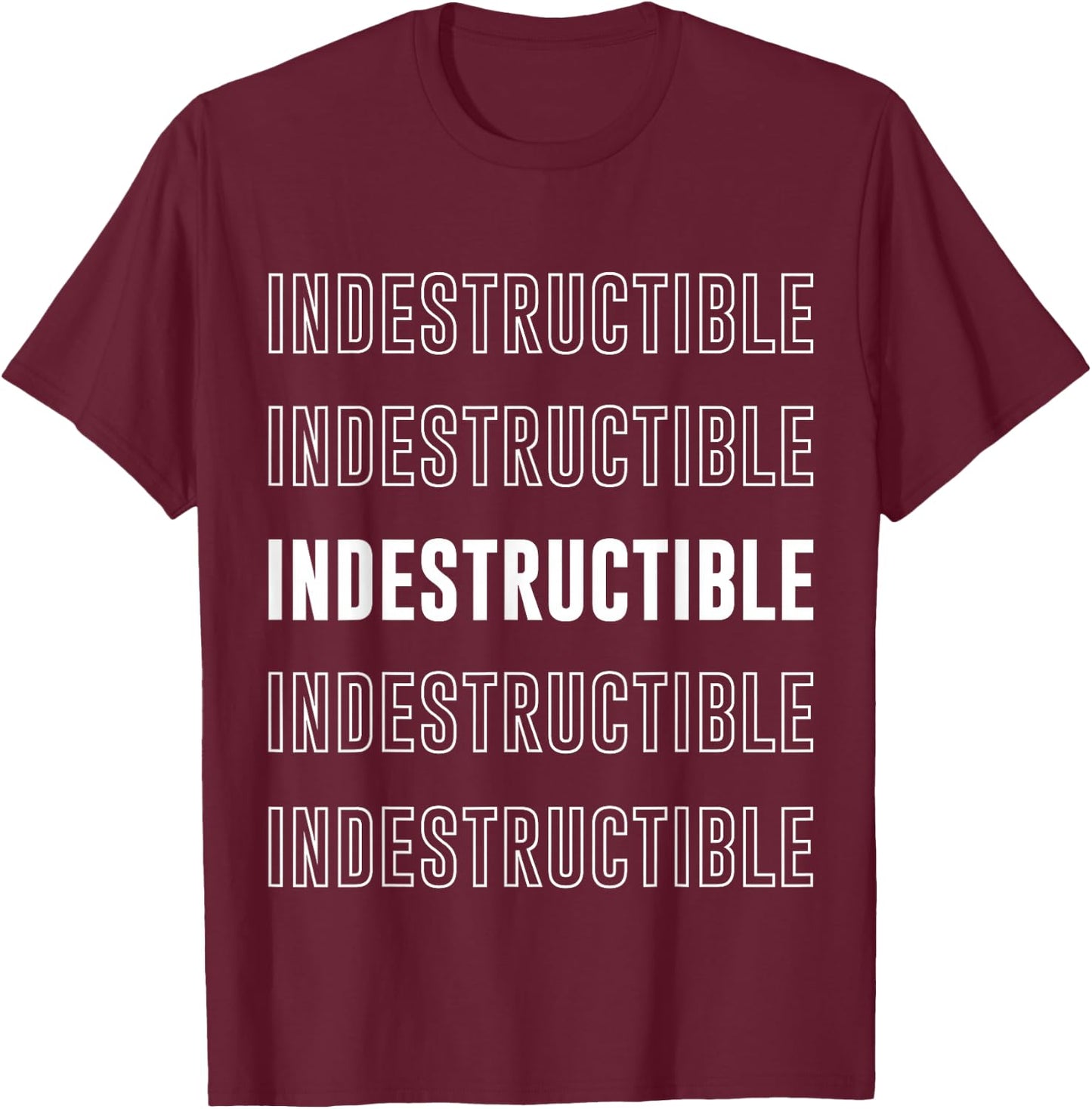 Indestructible T-Shirt - T-Shirt | Maroon