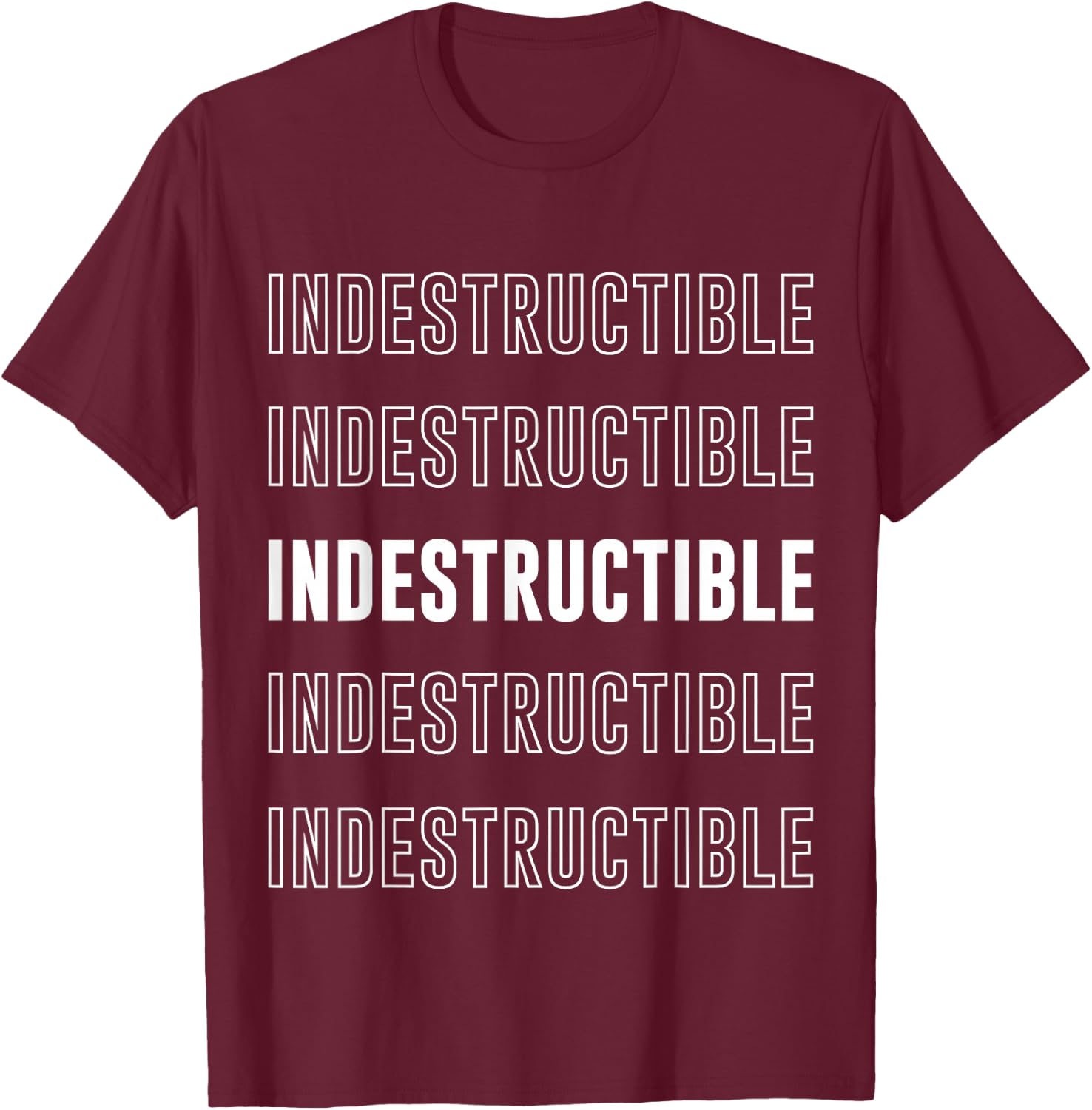 Indestructible T-Shirt - T-Shirt | Maroon