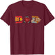 Disney and Pixar's Cars Dad Father's Day Birthday , Black, S T-Shirt - T-Shirt | Maroon