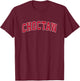 Choctaw Oklahoma OK Vintage Sports Design Red Design T-Shirt - T-Shirt | Maroon