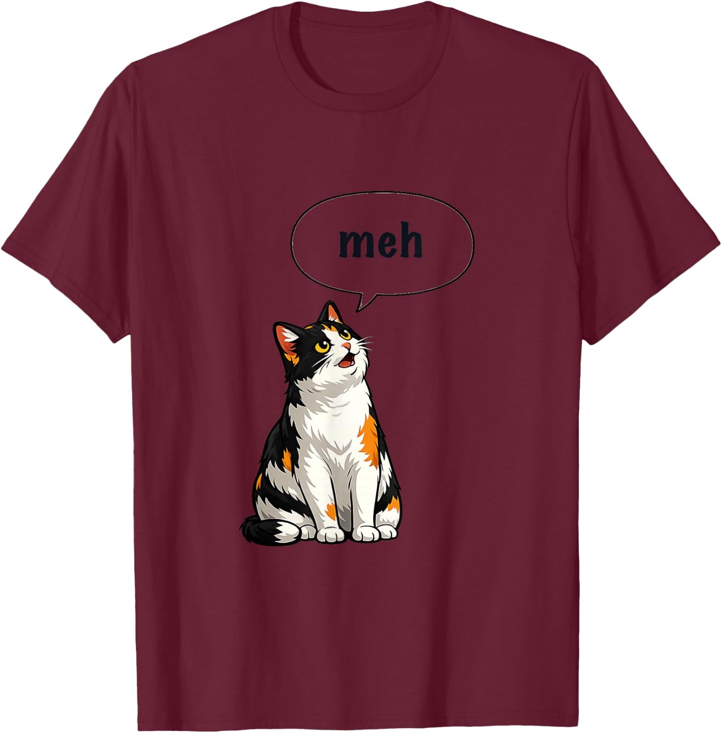 Fun cat T-Shirt - T-Shirt | Maroon