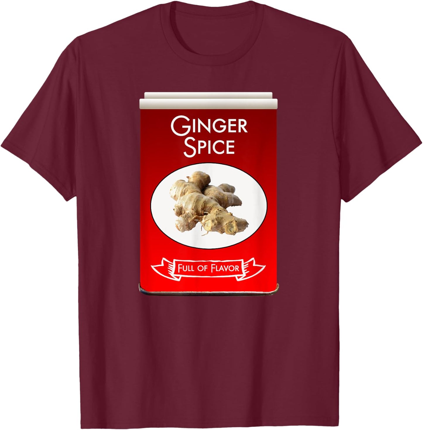 Ginger Spice Spice Jar Girls Matching Girls Costume T-Shirt - T-Shirt | Maroon