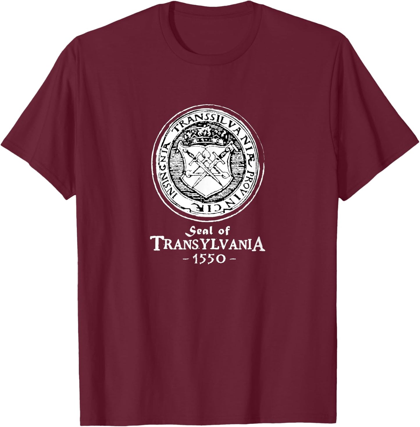 Seal Of Transylvania Vlad Impaler Wallachia T-Shirt - T-Shirt | Maroon