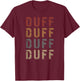 Vintage Style Duff Name Funny Love Heart Duff T-Shirt - T-Shirt | Maroon