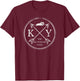 Cute Kentucky KY The Bluegrass State T-Shirt - T-Shirt | Maroon