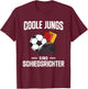 Schiedsrichter Trikot Karten Peife Schiri Referee T-Shirt - T-Shirt | Maroon