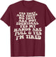 Yes They Are Twins No They Are Not Identical Yes My Hands T-Shirt - T-Shirt | Maroon