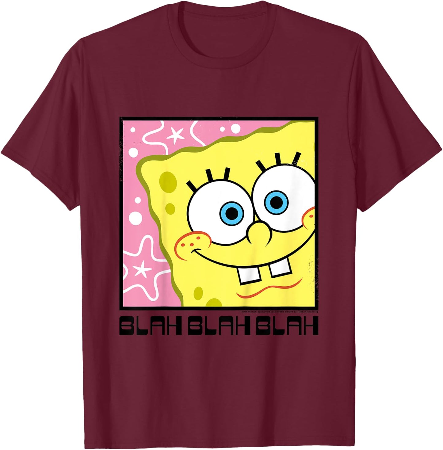 Kids Spongebob Kids , white, 2 T-Shirt - T-Shirt | Maroon