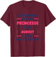 Princess Super Audrey Girl Name Humour Audrey , white, Female X-Small T-Shirt - T-Shirt | Maroon