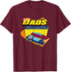 Hot Wheels - Father's Day Dad's Garage T-Shirt - T-Shirt | Maroon