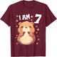 Kids 7 Years old 7 birthday Beavers Boy Girl Beaver T-Shirt - T-Shirt | Maroon