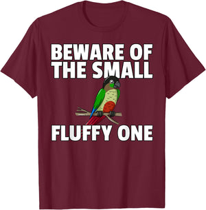 Green Cheek Conure T-Shirt - T-Shirt | Maroon
