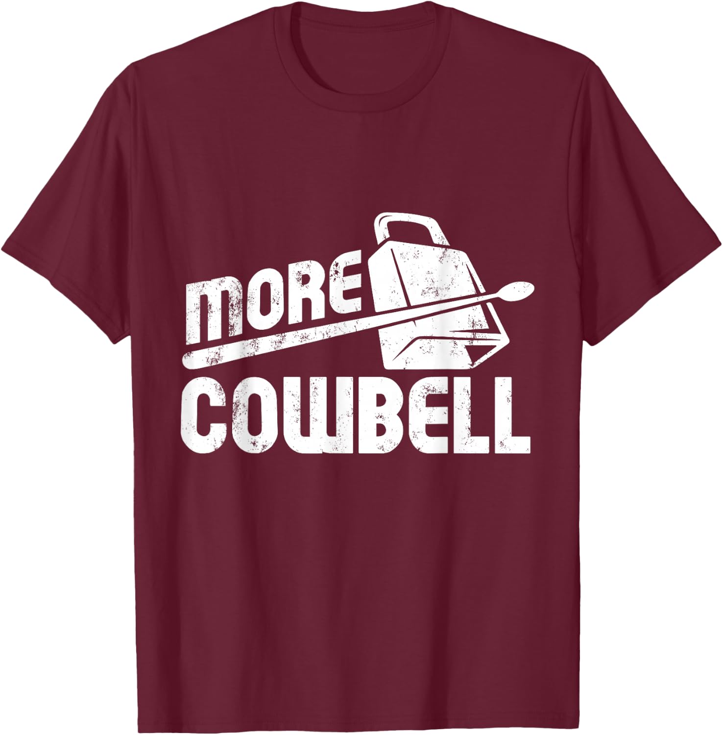 Cow Bell Cowbell Gifts Vintage Funny Drummer Cowbell T-Shirt - T-Shirt | Maroon