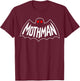 Mothman Cryptid Horror Paranormal Creature Gift T-Shirt - T-Shirt | Maroon