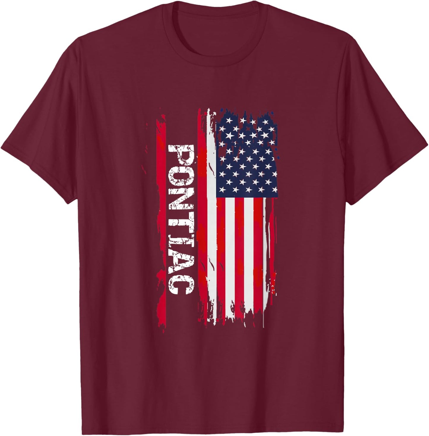 Pontiac City T-Shirt - T-Shirt | Maroon