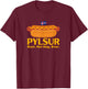 Pylsur Icelandic Hot Dogs - Iceland Tops, & Accessories T-Shirt - T-Shirt | Maroon