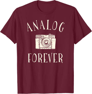 Photographie de Film analogique Forever T-Shirt - T-Shirt | Maroon