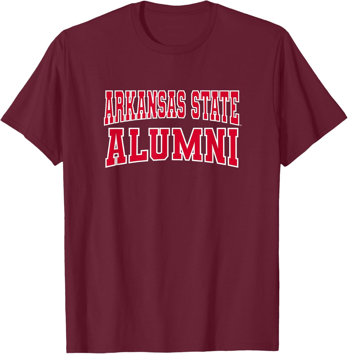 Arkansas State Red Wolves Premium Collegiate Alumni T-Shirt - T-Shirt | Maroon