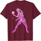 Tischtennis Tischtennisspielerin Ping Pong Kinder Mädchen T-Shirt - T-Shirt | Maroon