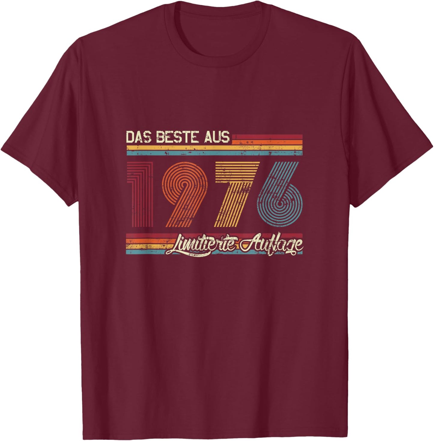 The Best from 1976 Limited Edition , black T-Shirt - T-Shirt | Maroon