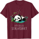 Official Otter Sleep Shirt - Panda , black T-Shirt - T-Shirt | Maroon