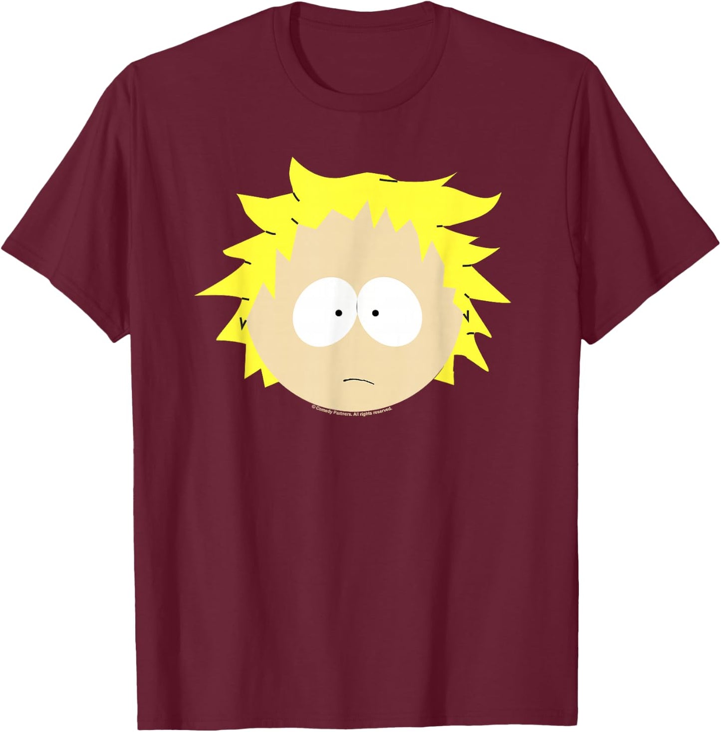 South Park Tweak Face Halloween T-Shirt - T-Shirt | Maroon
