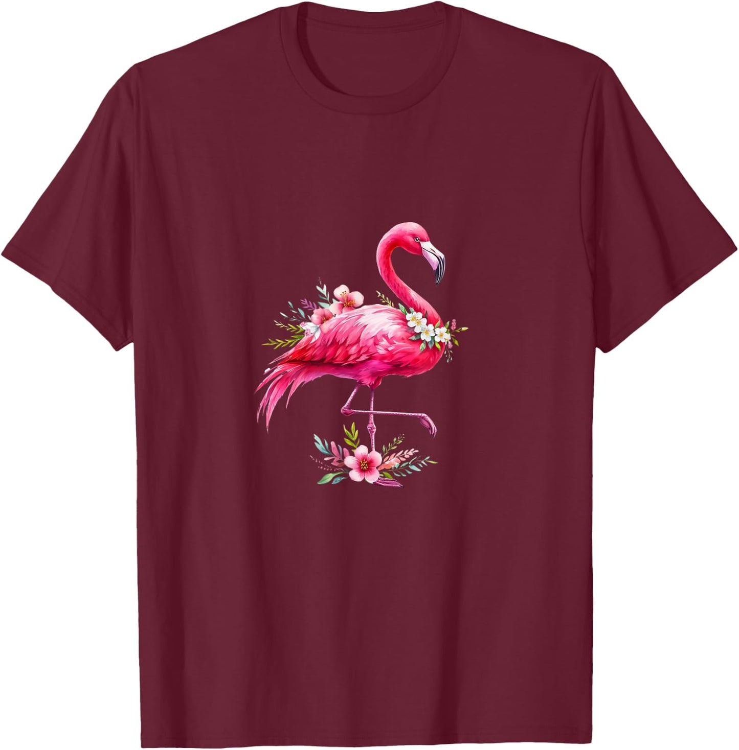 Flamingo Costume, Pink Flamingo, Flamingo , black T-Shirt - T-Shirt | Maroon