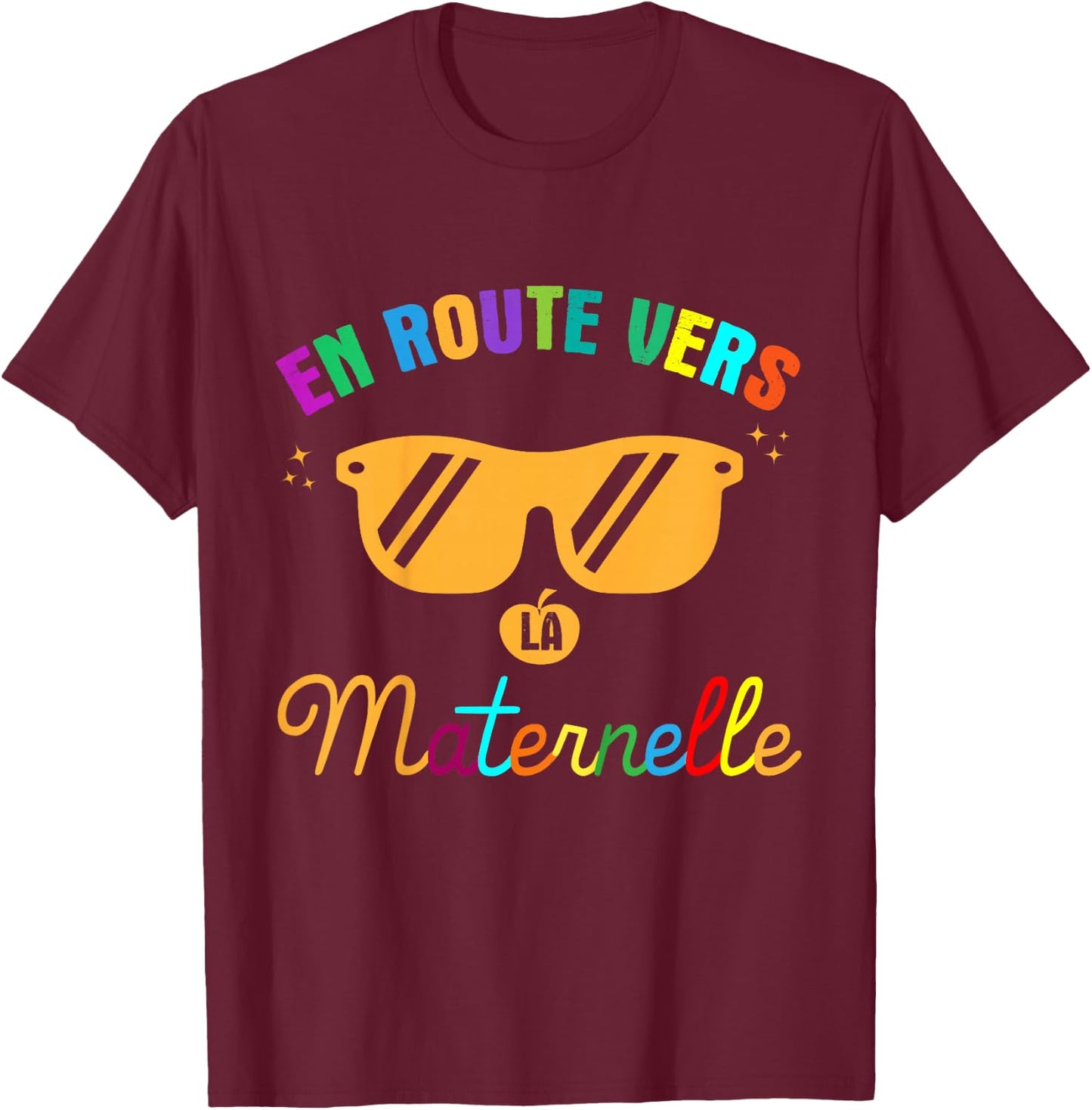 Child On The Road To Kindergarten Child Back To School , Black, 2 T-Shirt - T-Shirt | Maroon