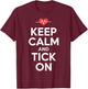 Aortic Valve Surgery Tick On Heart T-Shirt - T-Shirt | Maroon