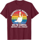 Respect My Homies Or I'm Gonna Identify As A Threat LGBTQ T-Shirt - T-Shirt | Maroon