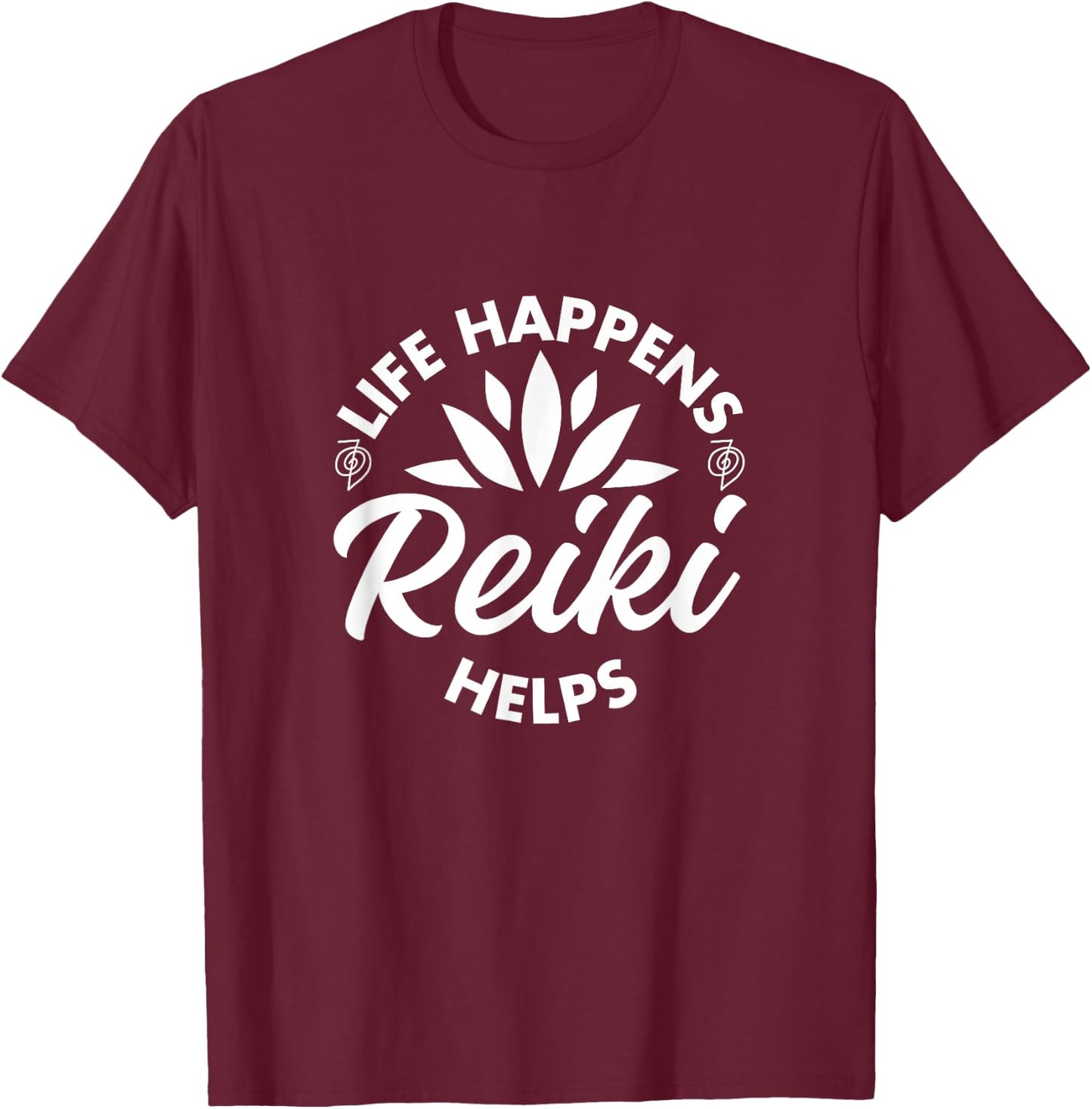 Reiki-Heilenergieheiler Reiki-Meister Spirituelles Heilen T-Shirt - T-Shirt | Maroon